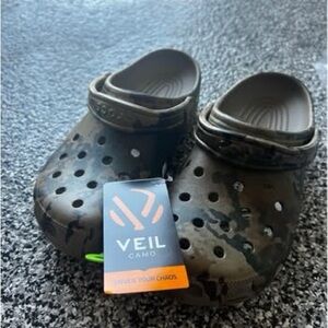 Camo Crocs size 9